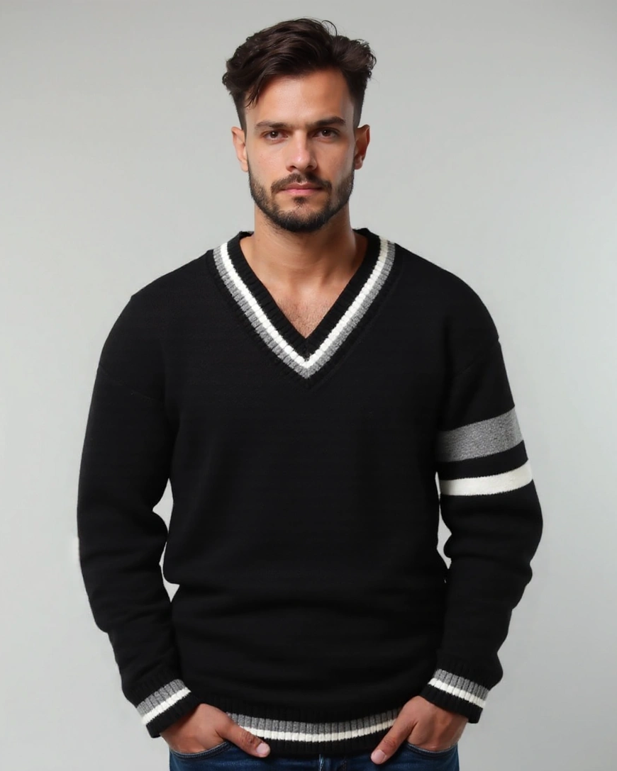 Rasmus | V-Ausschnitt Pullover