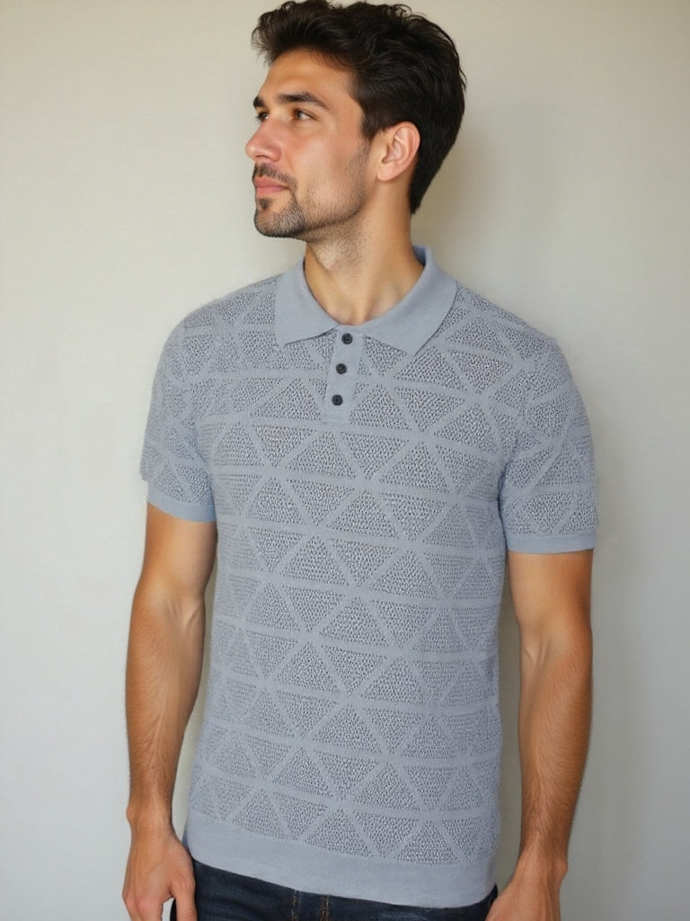 Roald | Polo aus geflochtenem Leder