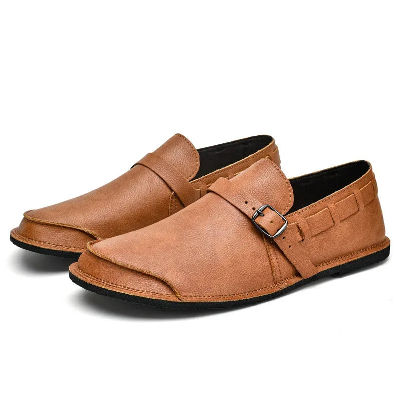 Leder Mokassins
