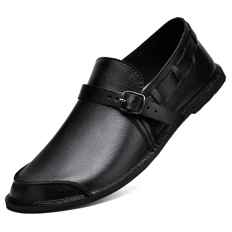 Leder Mokassins