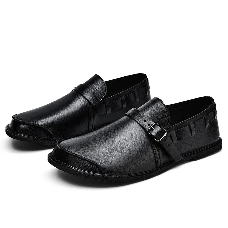 Leder Mokassins