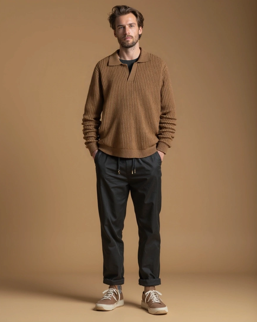 Thomas | Farbblock-Cardigan