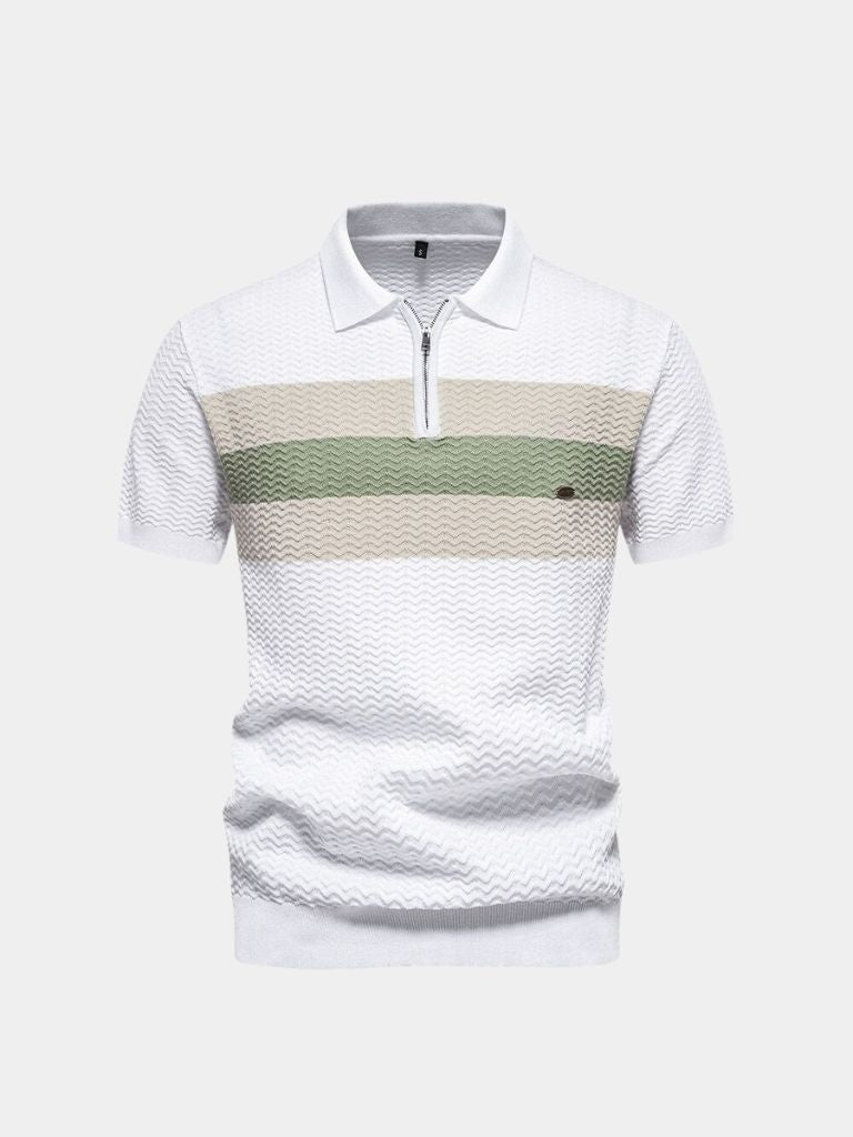 Viktor | Polo Slim mit klassischem Reißverschluss