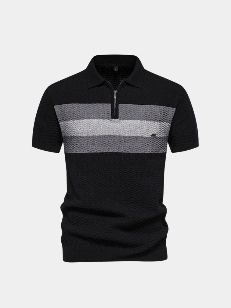 Viktor | Polo Slim mit klassischem Reißverschluss