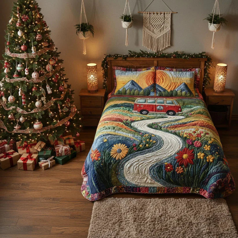 3 darabos párnázott ágynemű szett - Vintage Utazás