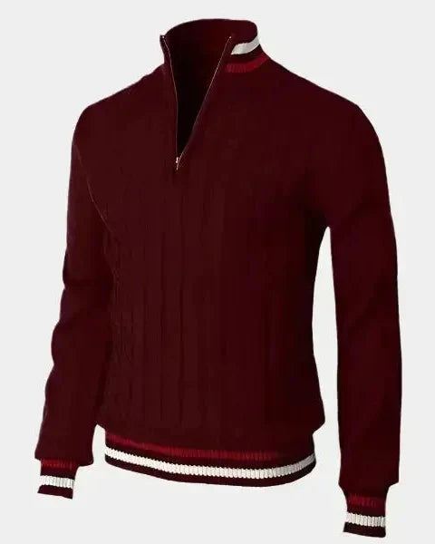 William | Pullover mit hohem Kragen
