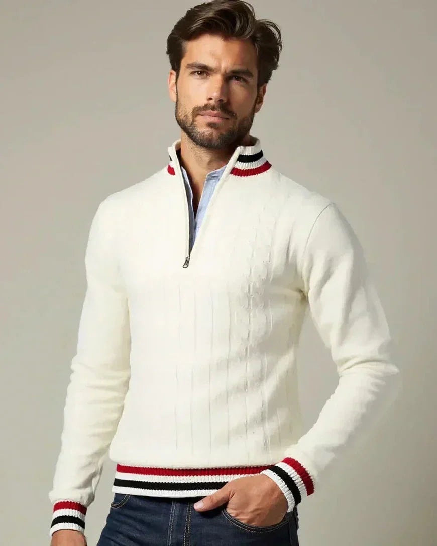 William | Pullover mit hohem Kragen