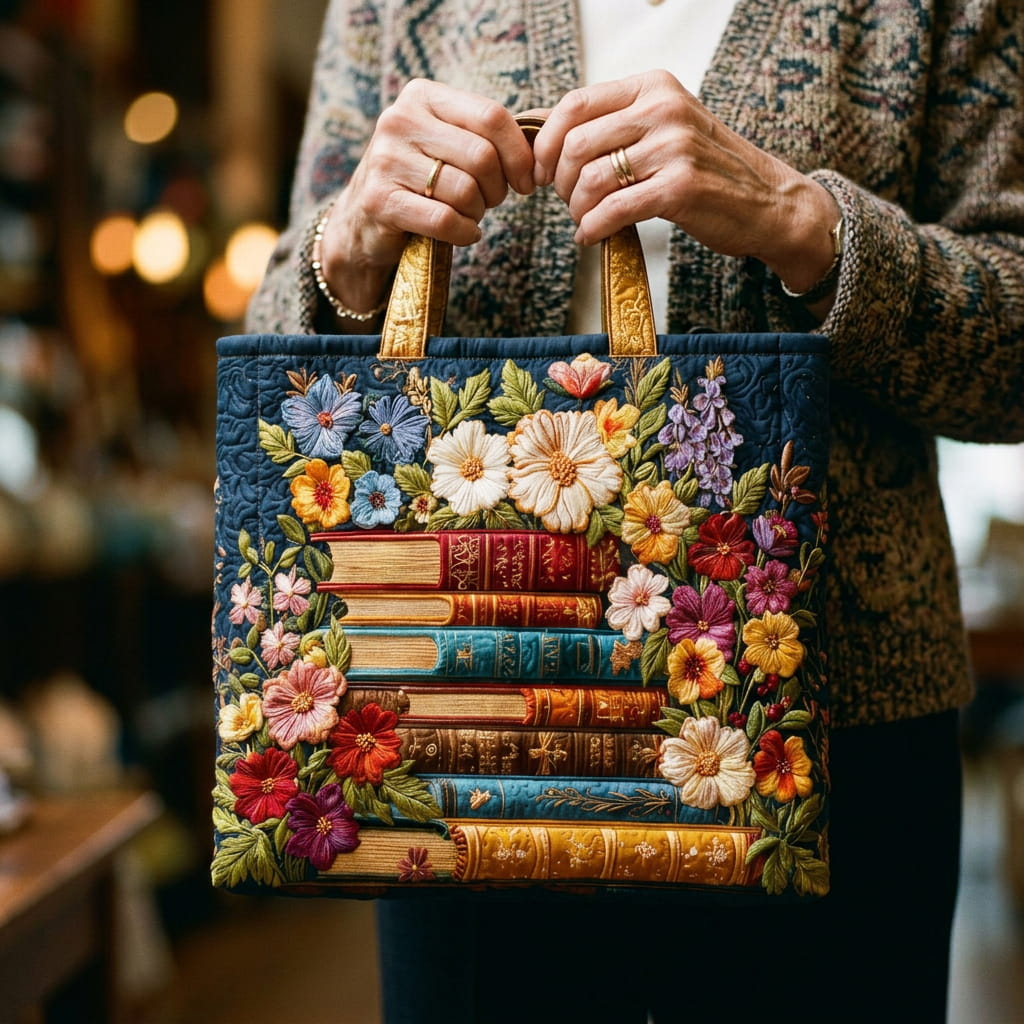 Mala Artesanal Virágos Oldalak