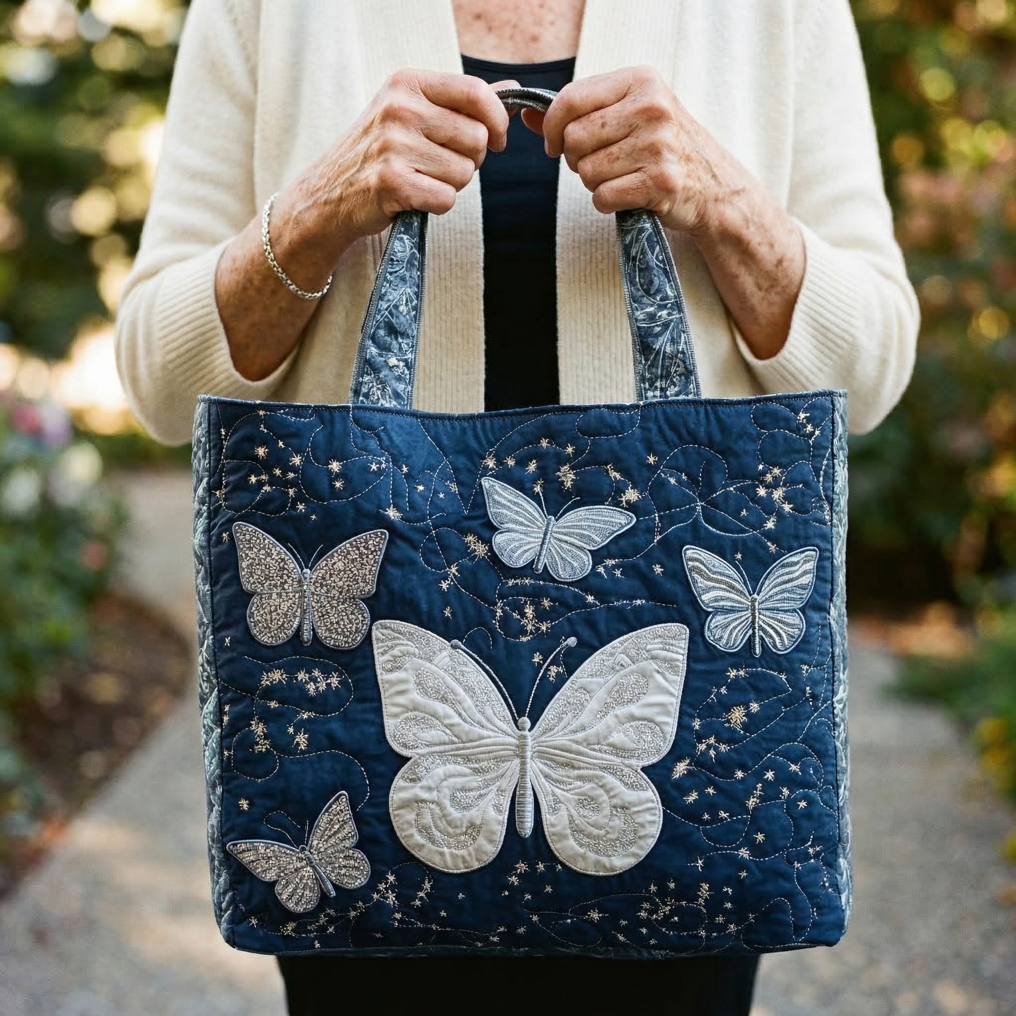 Mala Artesanal Ezüst Lepke