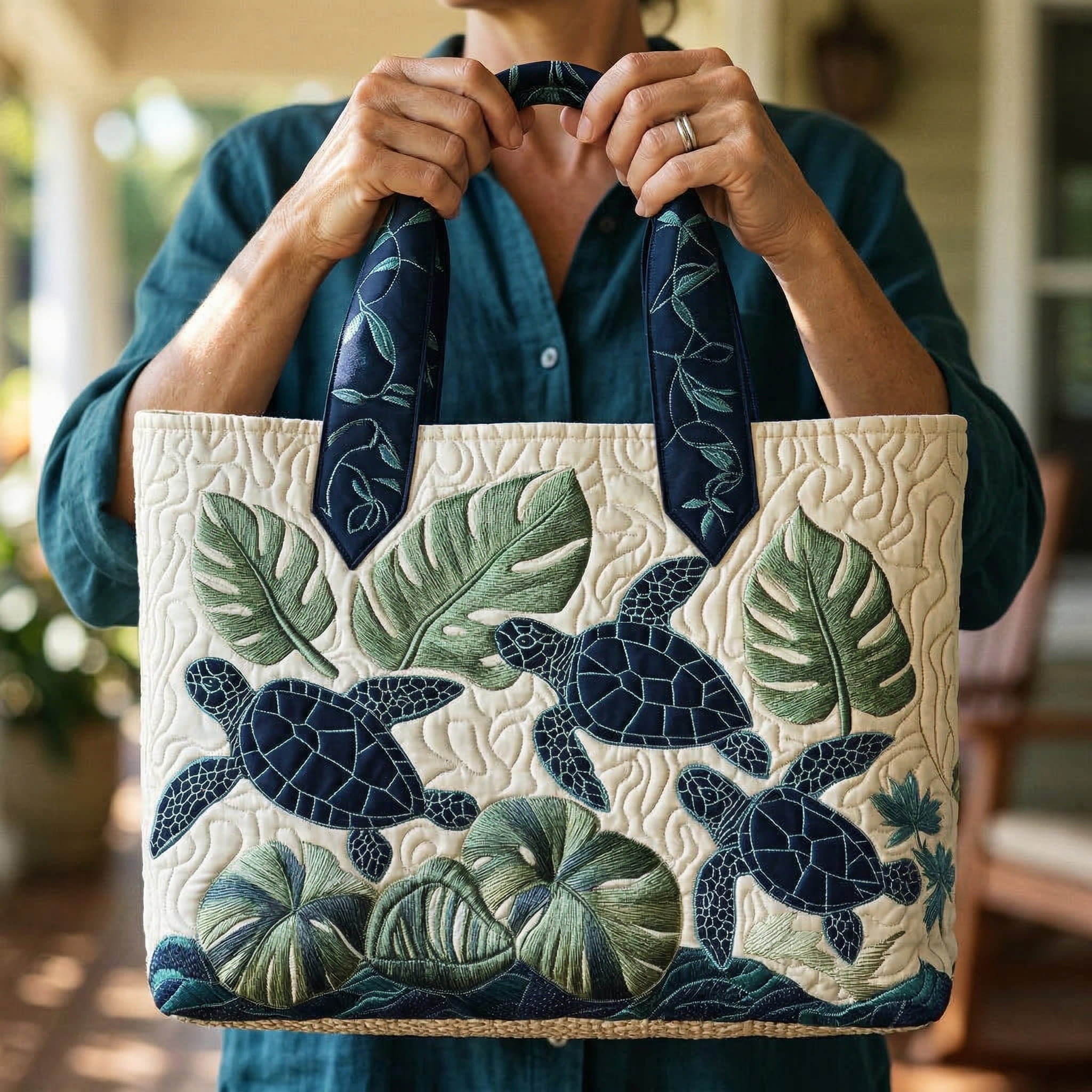 Kézműves Táska Tengeri Teknős